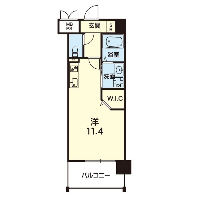 CENTRAL　CASA　藤崎宮の間取り