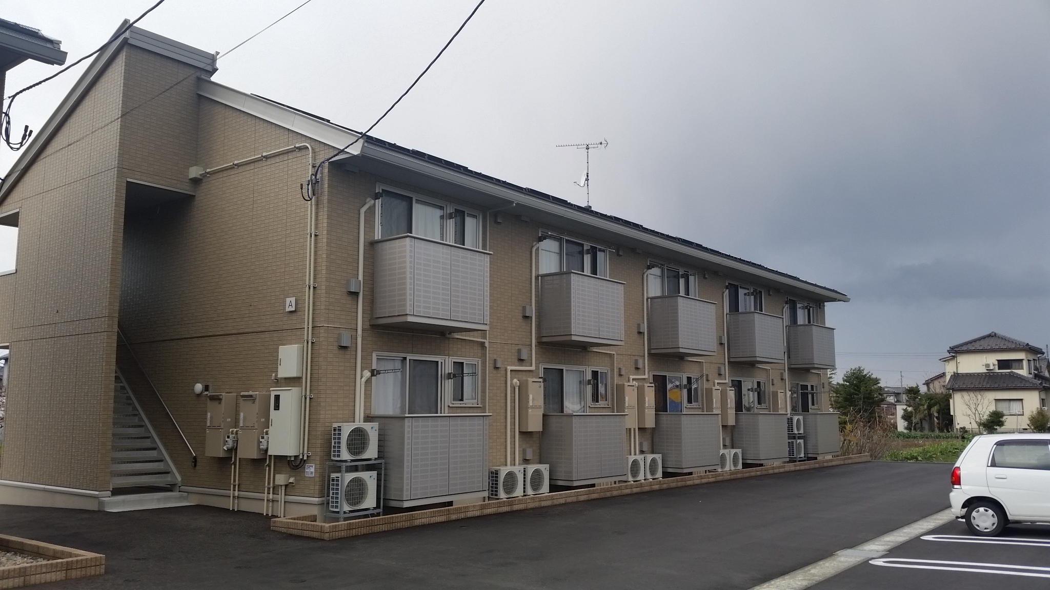 新潟県新潟市南区十五間（アパート）の賃貸物件の外観