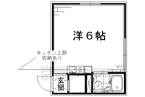 京都市伏見区向島二ノ丸町のマンションの間取り