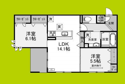 Arcobalenoの間取り