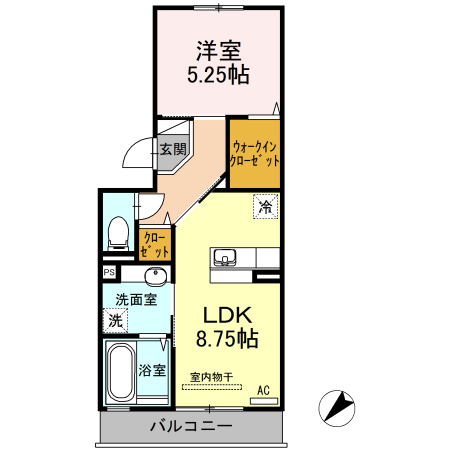 【ラヴィトピア新町の間取り】