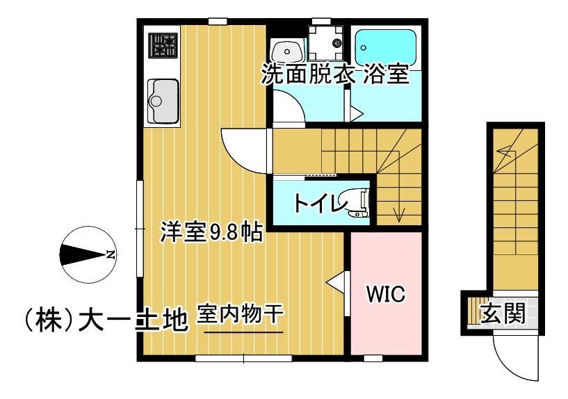 ル・メイユール東宮野目　Ａ棟の間取り