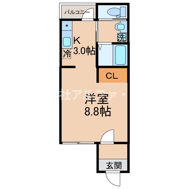 ミュー亀井町の間取り