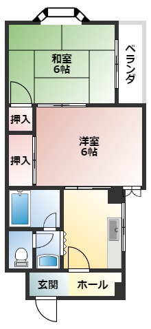 ベルメゾン高倉の間取り