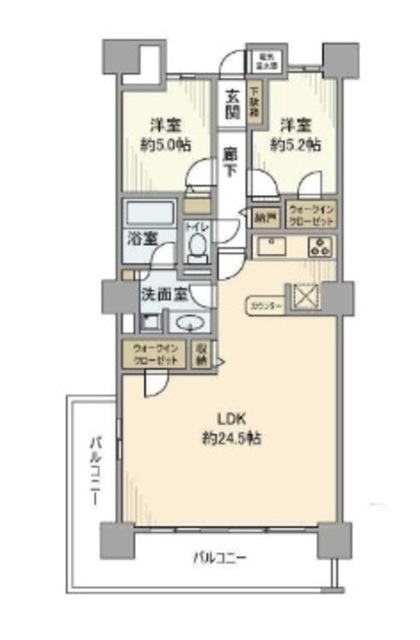 【TOKYOシティトリエの間取り】