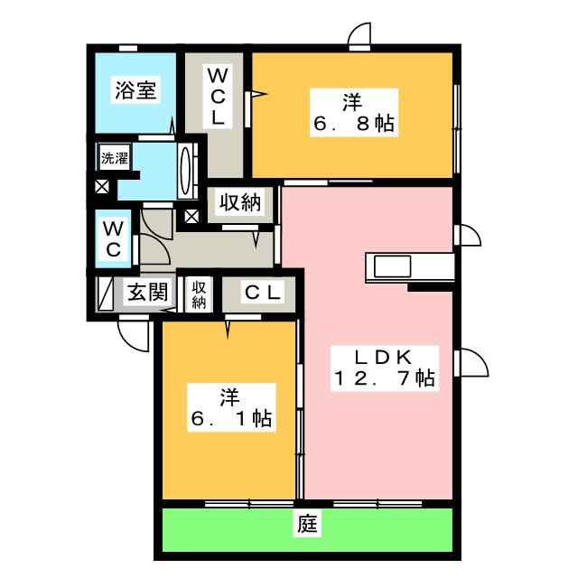 【花水木三番館の間取り】