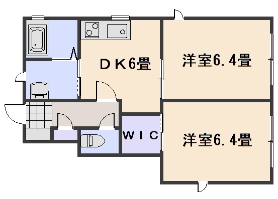 クレール西風IIの間取り