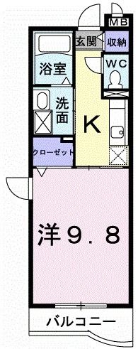 【フェリーチェ小手指の間取り】