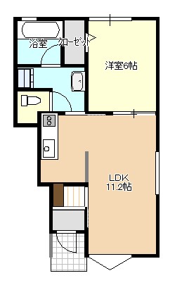 レアルテラスBの間取り