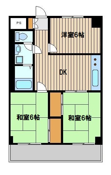 練馬区春日町のマンションの間取り