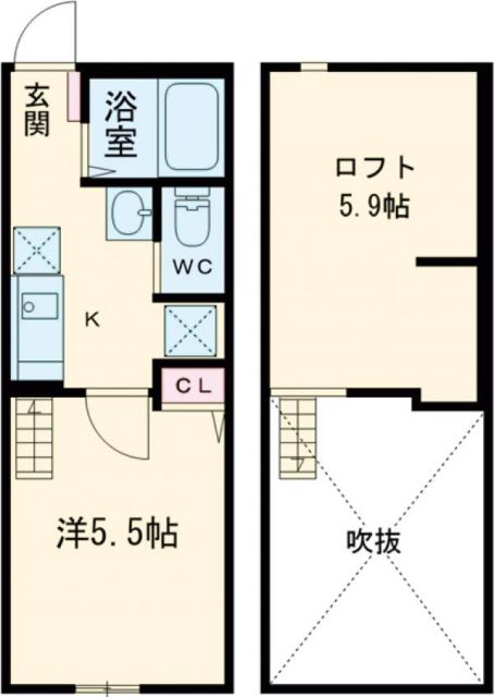 プレミアハイツ六町の間取り