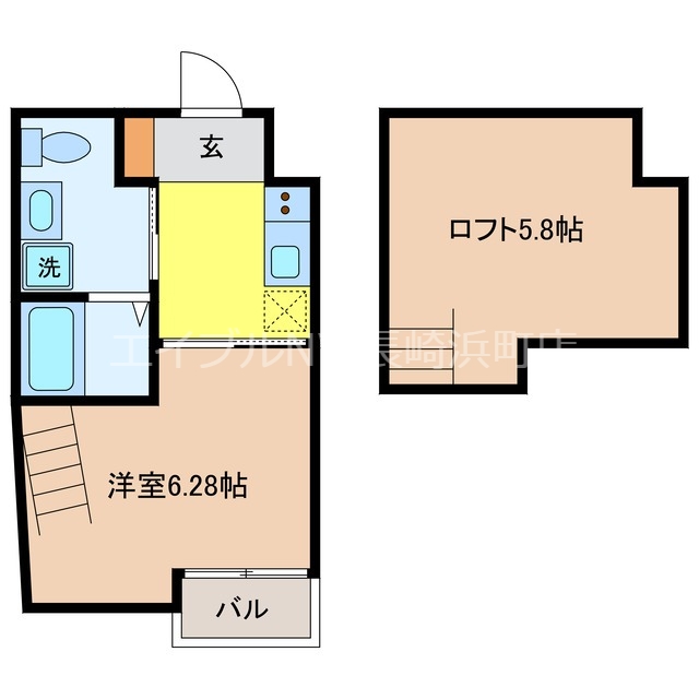 Residence館内の間取り