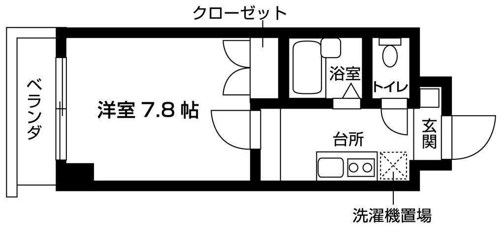 Estudio原の間取り