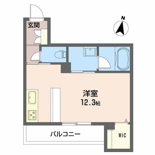 福山市霞町のマンションの間取り