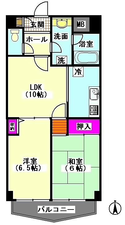 フォレスト池上4の間取り