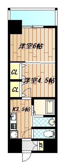 グランパシフィックパークビューの間取り