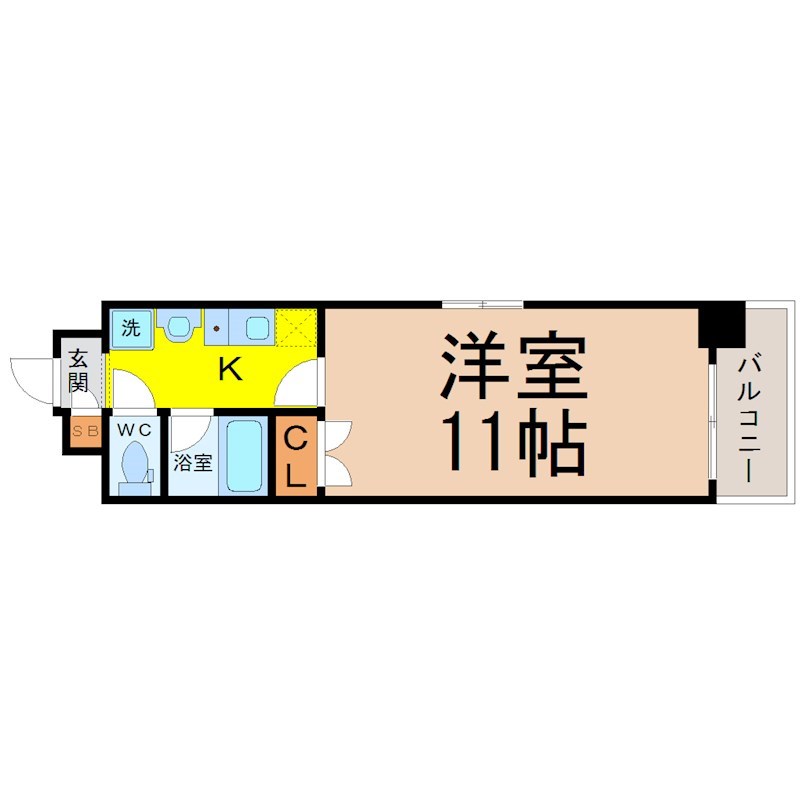 名古屋市守山区新守山のマンションの間取り