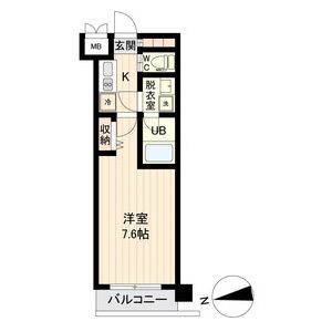 アトラスカーロ仙台駅東の間取り