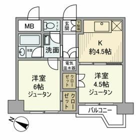 新宿区歌舞伎町のマンションの間取り