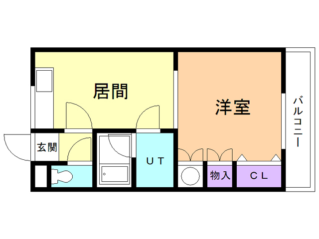 ハイツグリンサイドIIIの間取り