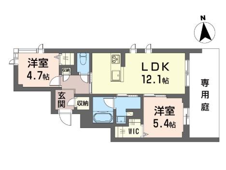 アンソレイユ四季の間取り