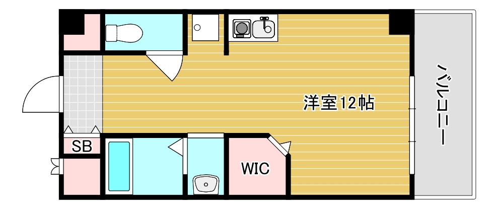 フレンテ靭公園の間取り