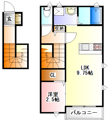 ベルリード三田の間取り