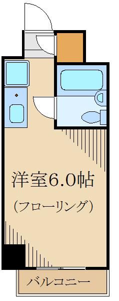 新宿区西落合のマンションの間取り