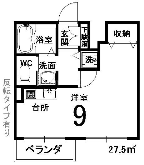 CASA GRAN洛西の間取り