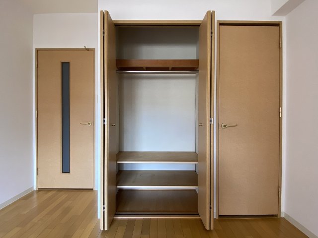収納　たっぷりとした収納スペースです