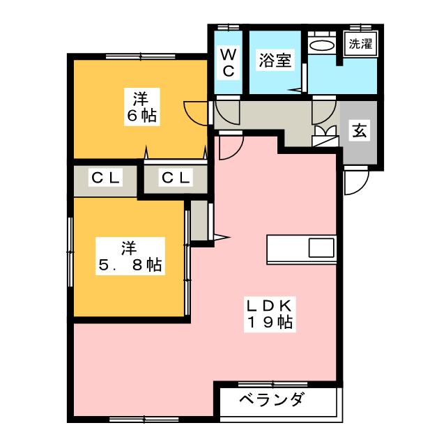 マナーコートの間取り