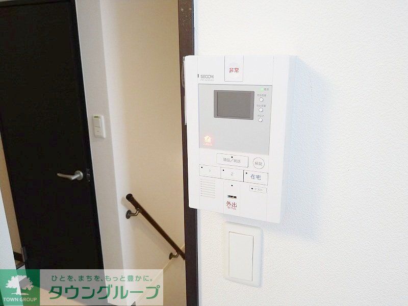 セキュリティ　モニターホン標準設置