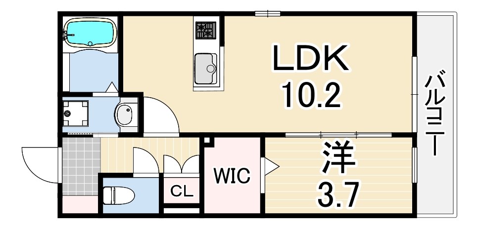 ネオメゾン東灘の間取り写真