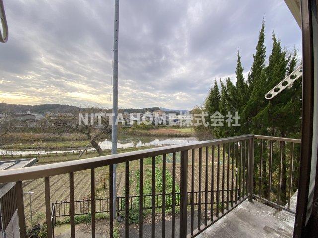 眺望　広いバルコニーです◇