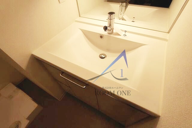 洗面設備　洗面台です。