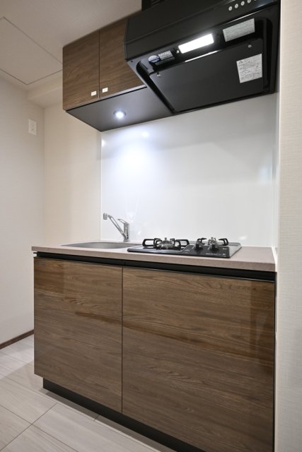 キッチン　システムキッチン（2口ガスコンロ）