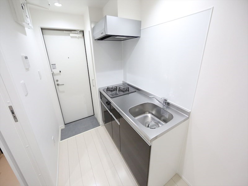 キッチン　システムキッチン（ガス2口コンロ付）