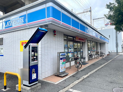 コンビニ　ローソン 東大阪高井田元町店（コンビニ）まで216m