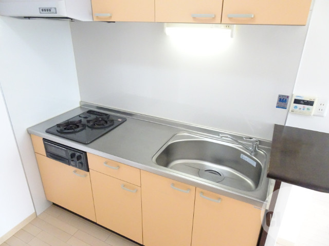 キッチン　２口コンロ＋グリル付きシステムキッチン♪