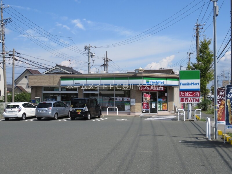 コンビニ　ファミリーマート豊橋牟呂店（コンビニ）まで433m