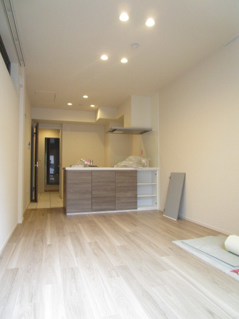 居室・リビング　★リビングダイニング／建築時の写真です★