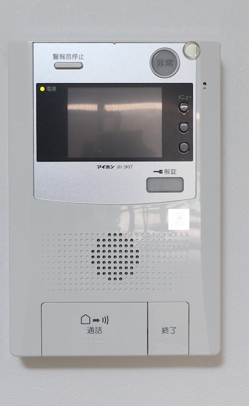 セキュリティ　モニター付きインターホン