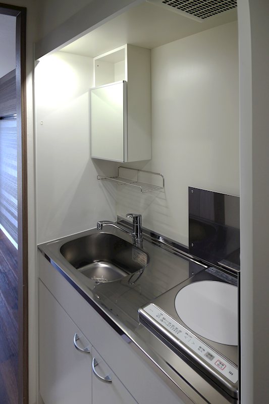 キッチン　IHクッキングヒーターが備わります。