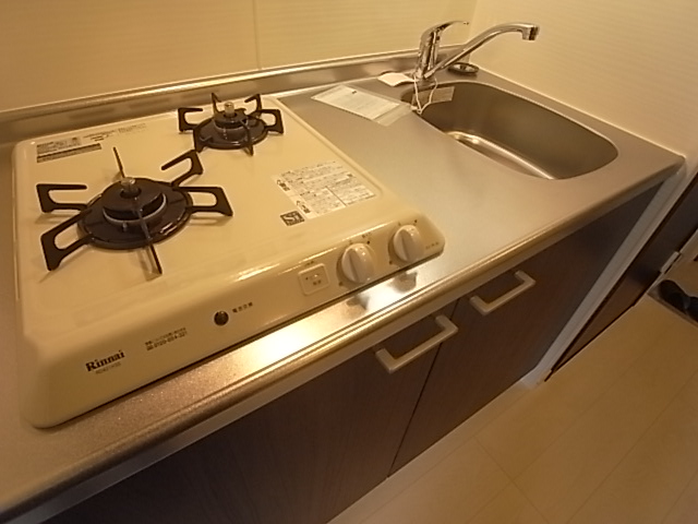 キッチン　うれしい２口コンロ