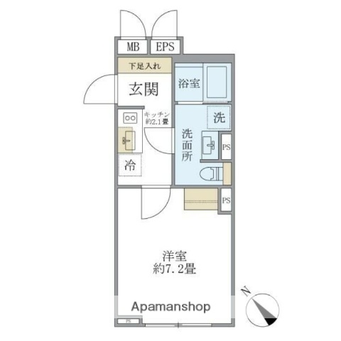 EXAM AKASAKAの間取り写真