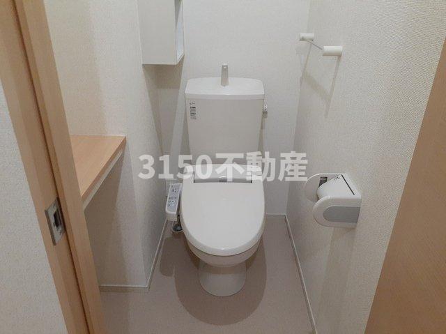 トイレ　ゆったりとした空間のトイレです