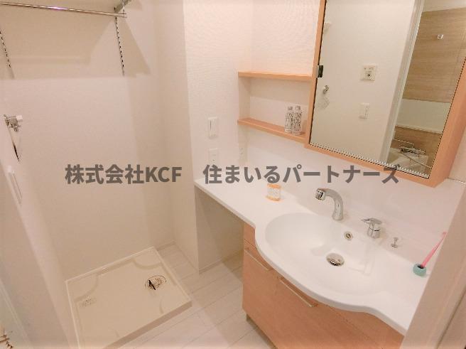 洗面設備　使いやすい洗面所です