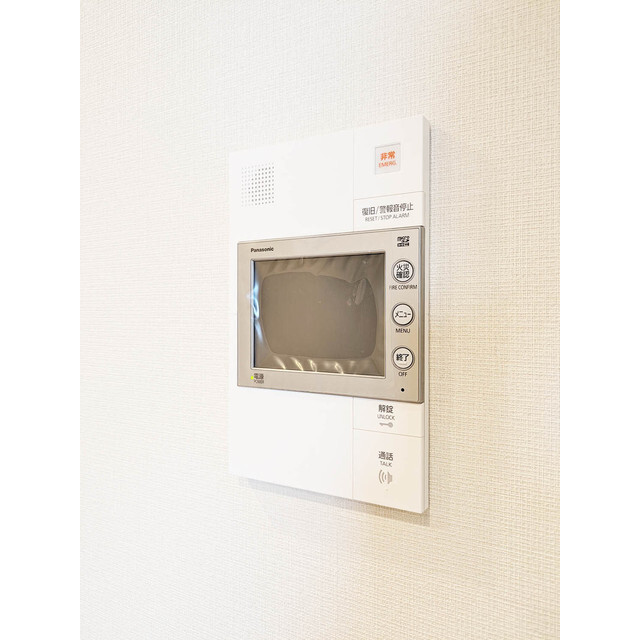 セキュリティ　カラーモニター付きインターホン