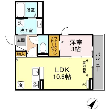 居室・リビング　10.6帖