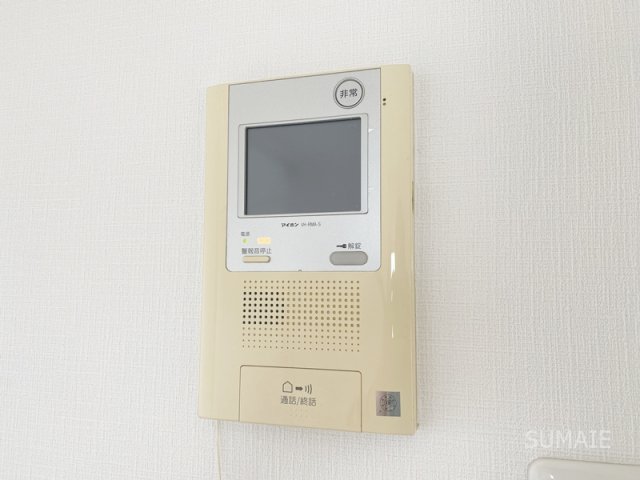 セキュリティ　モニター付きインターホン！